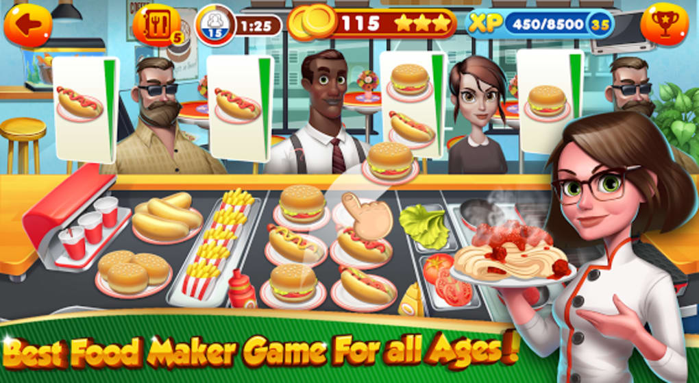 Burger restaurant games free download for android mobile